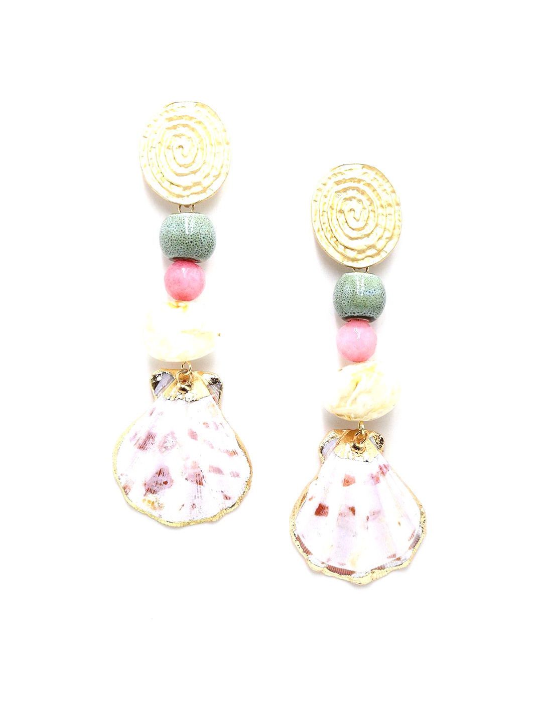 

ODETTE Contemporary Drop Earrings, Gold