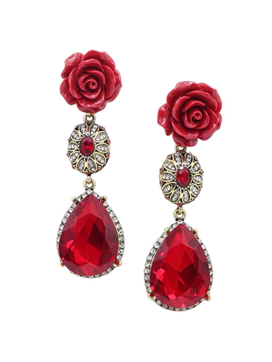 

ODETTE Contemporary Drop Earrings, Gold