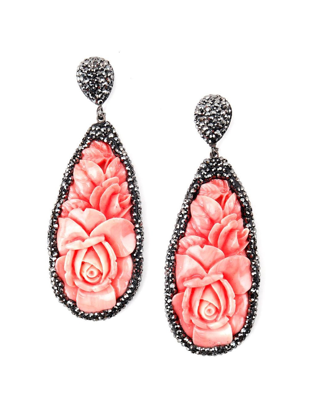 

ODETTE Contemporary Drop Earrings, Pink