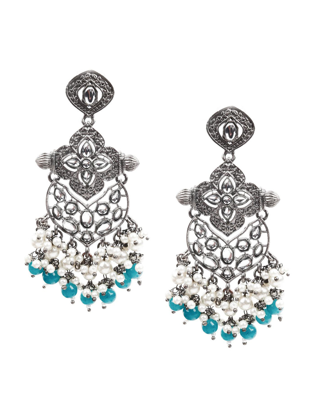 

ODETTE Contemporary Chandbalis, Blue