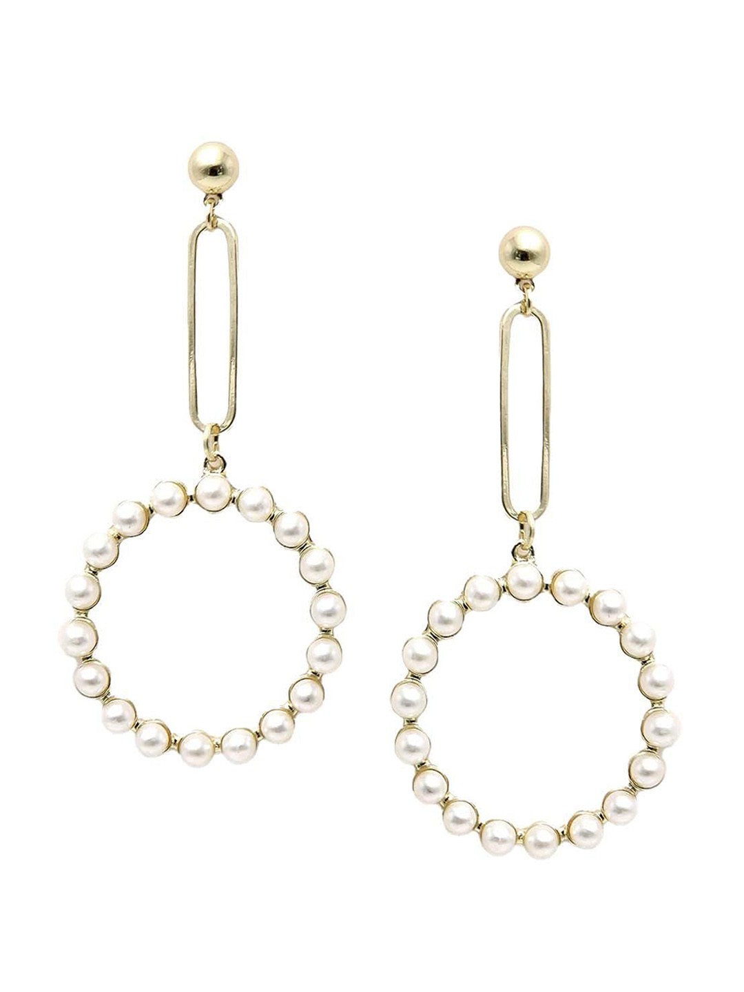 

ODETTE Contemporary Drop Earrings, Gold