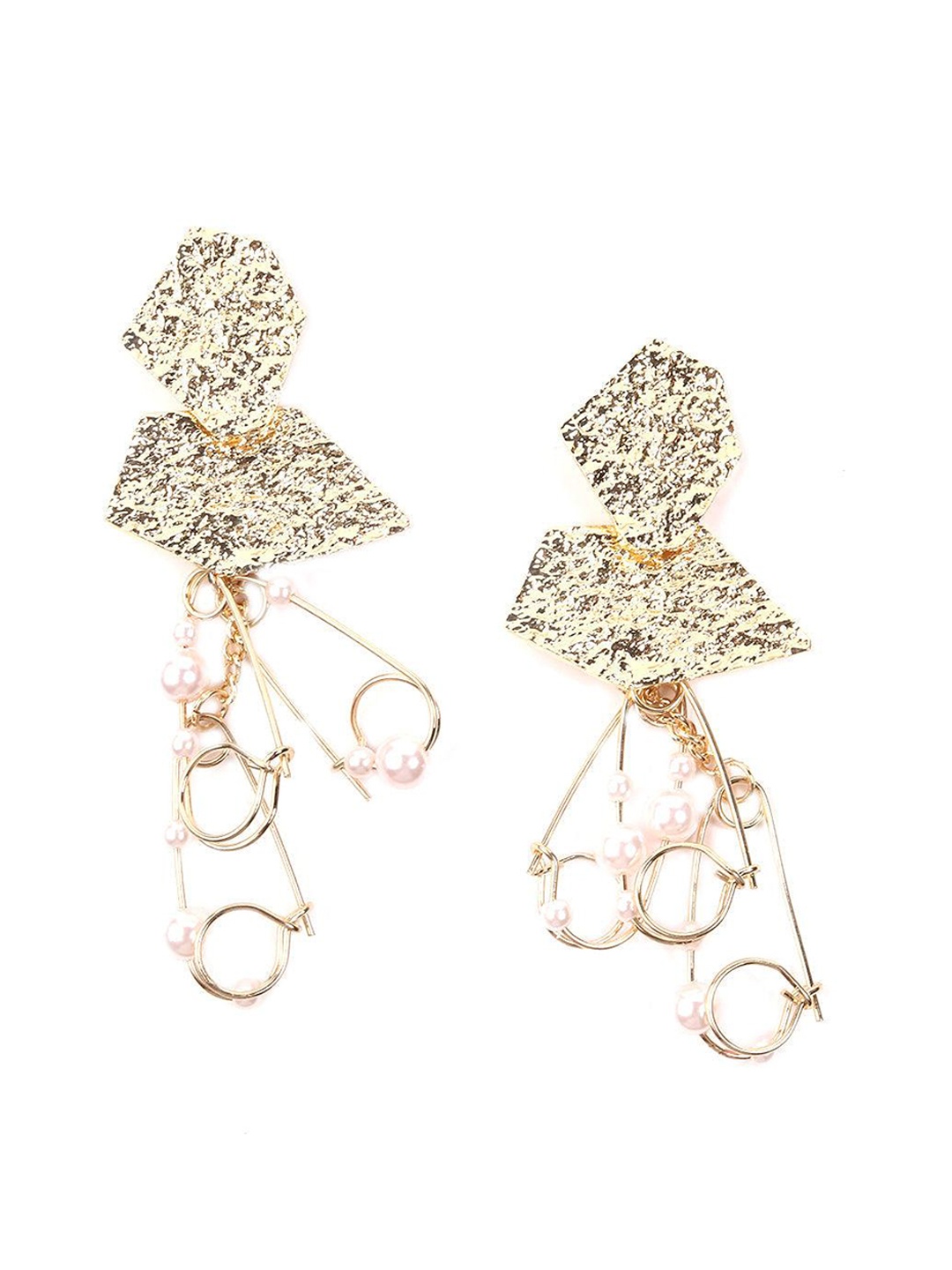 

ODETTE Contemporary Drop Earrings, Gold