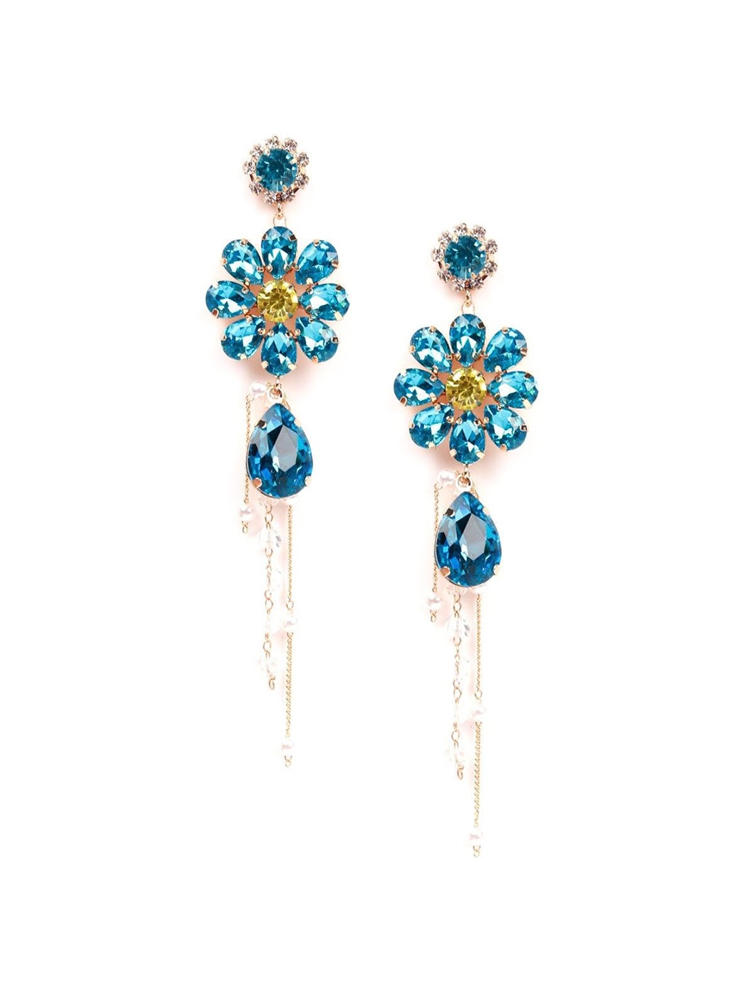 

ODETTE Contemporary Drop Earrings, Blue