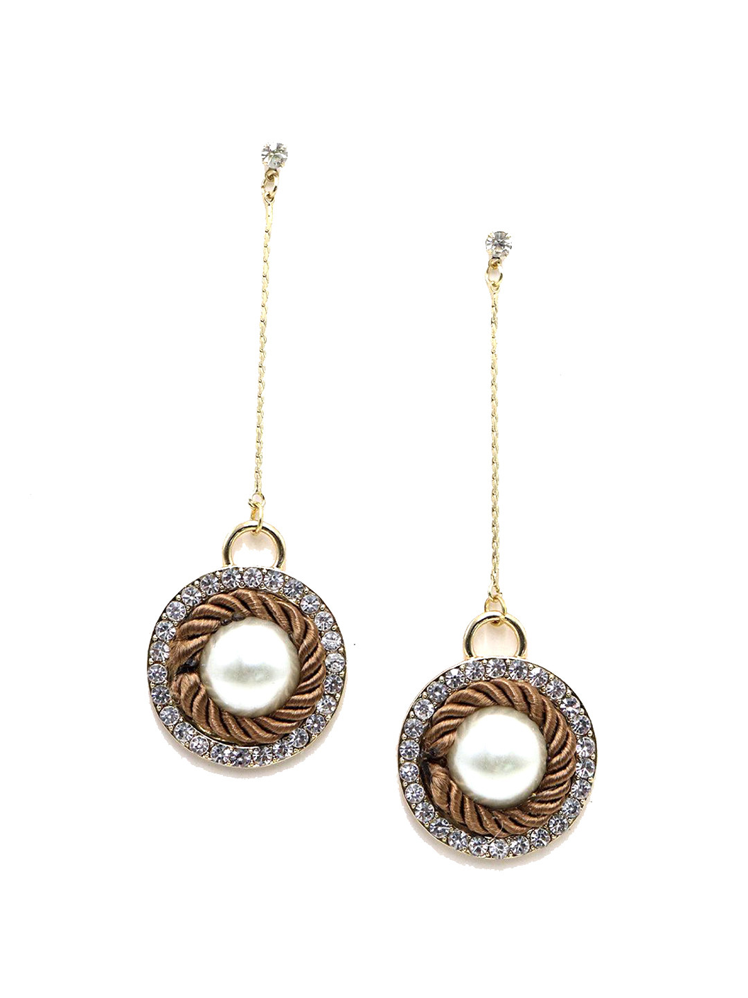 

ODETTE Contemporary Drop Earrings, Gold