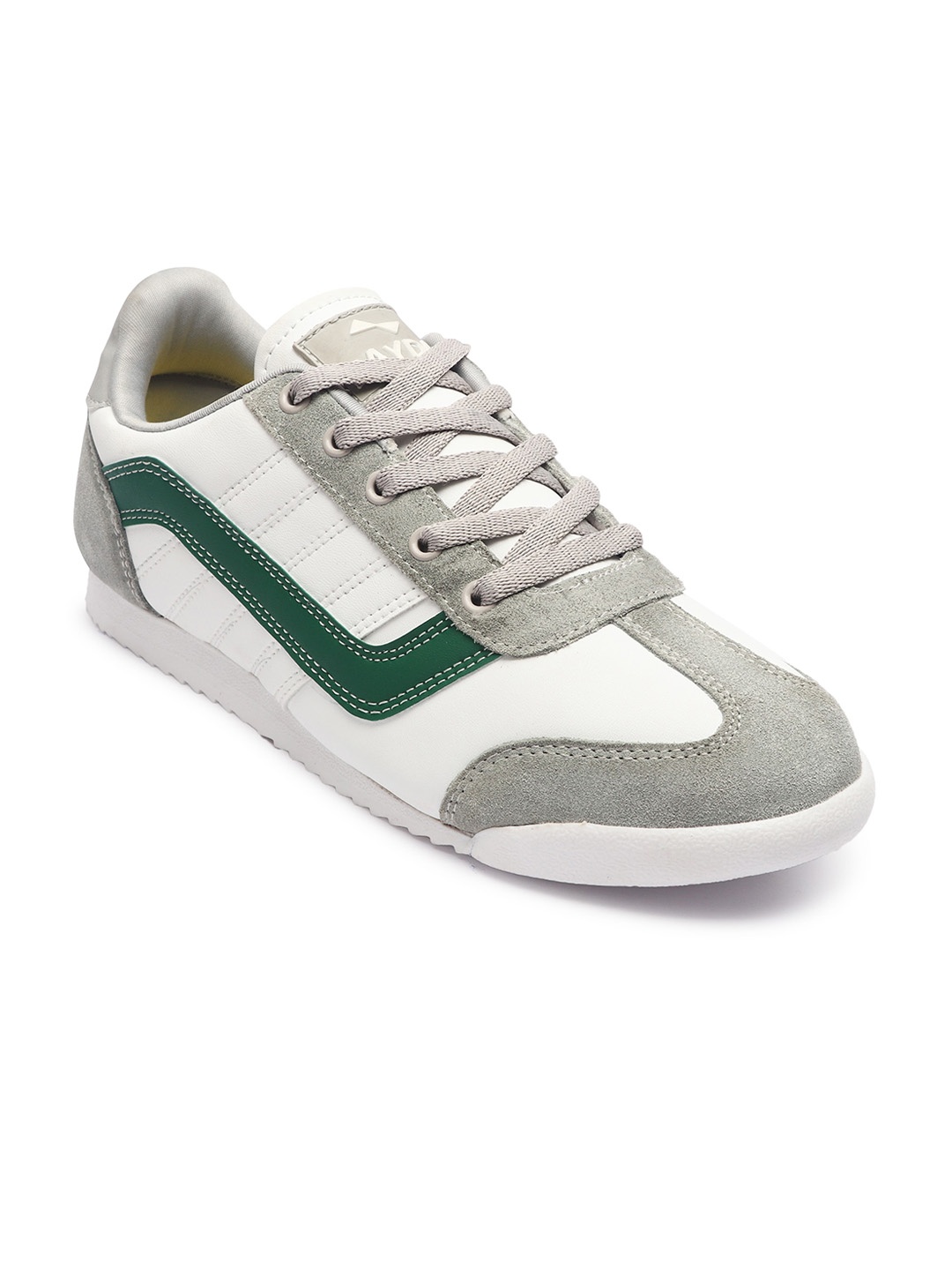

ZAYDN Men Colourblocked Memory Foam Sneakers, White