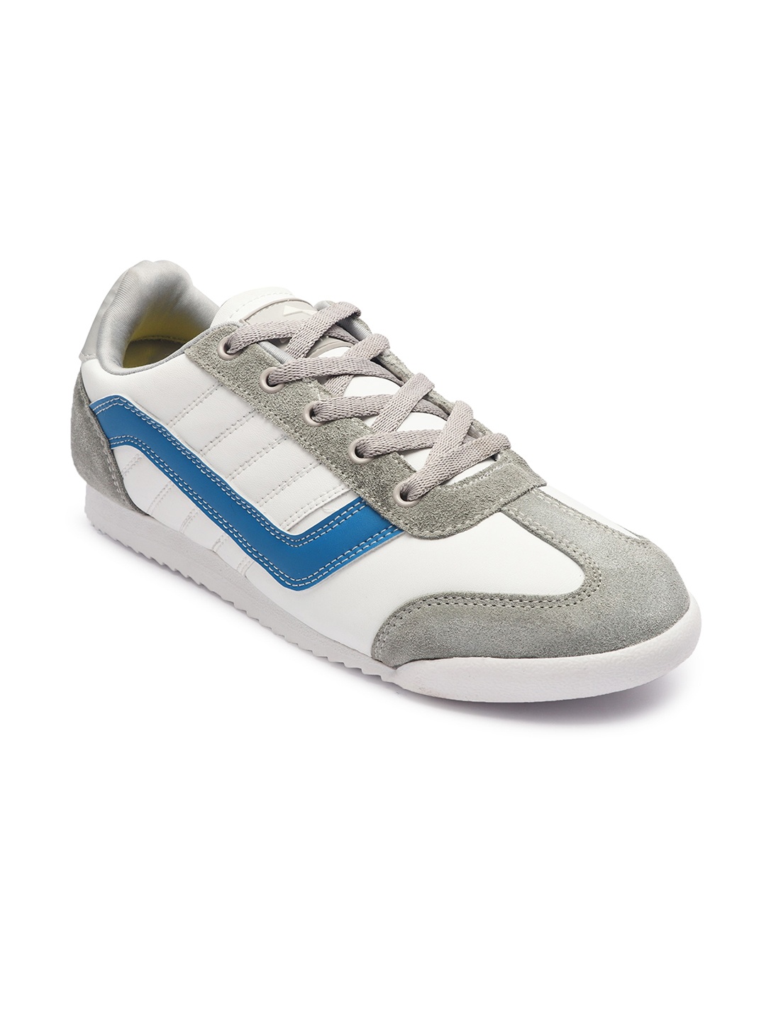 

ZAYDN Men Colourblocked Memory Foam Sneakers, White