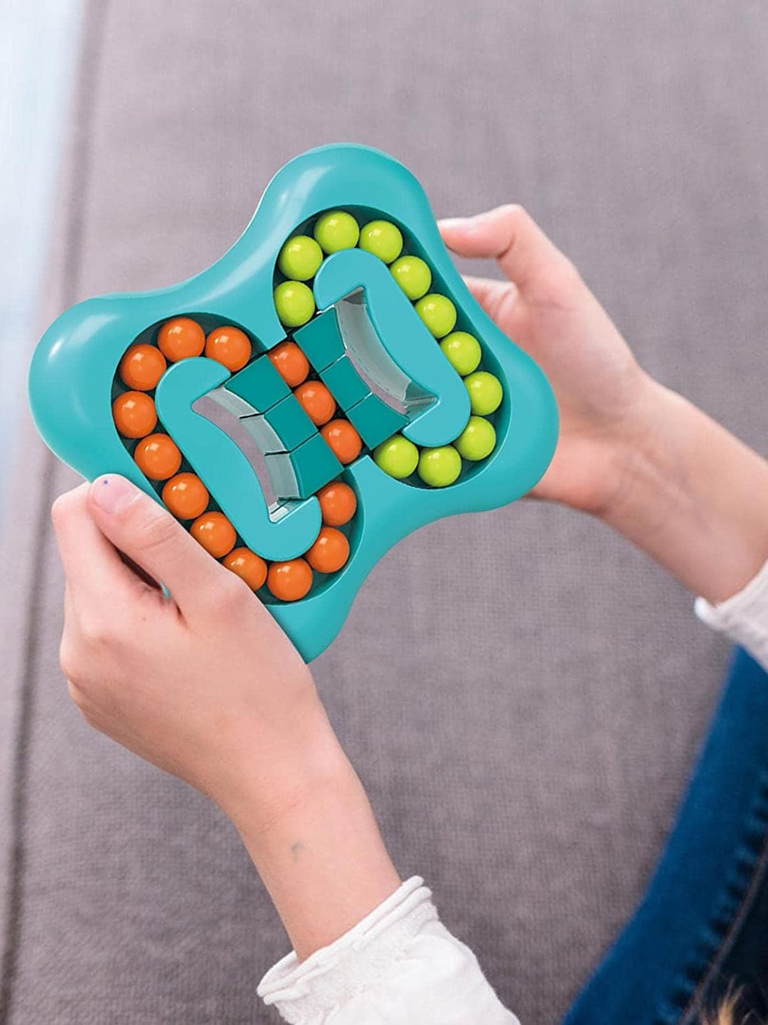 

MUREN Kids Double Rotating Magic Bean, Multi