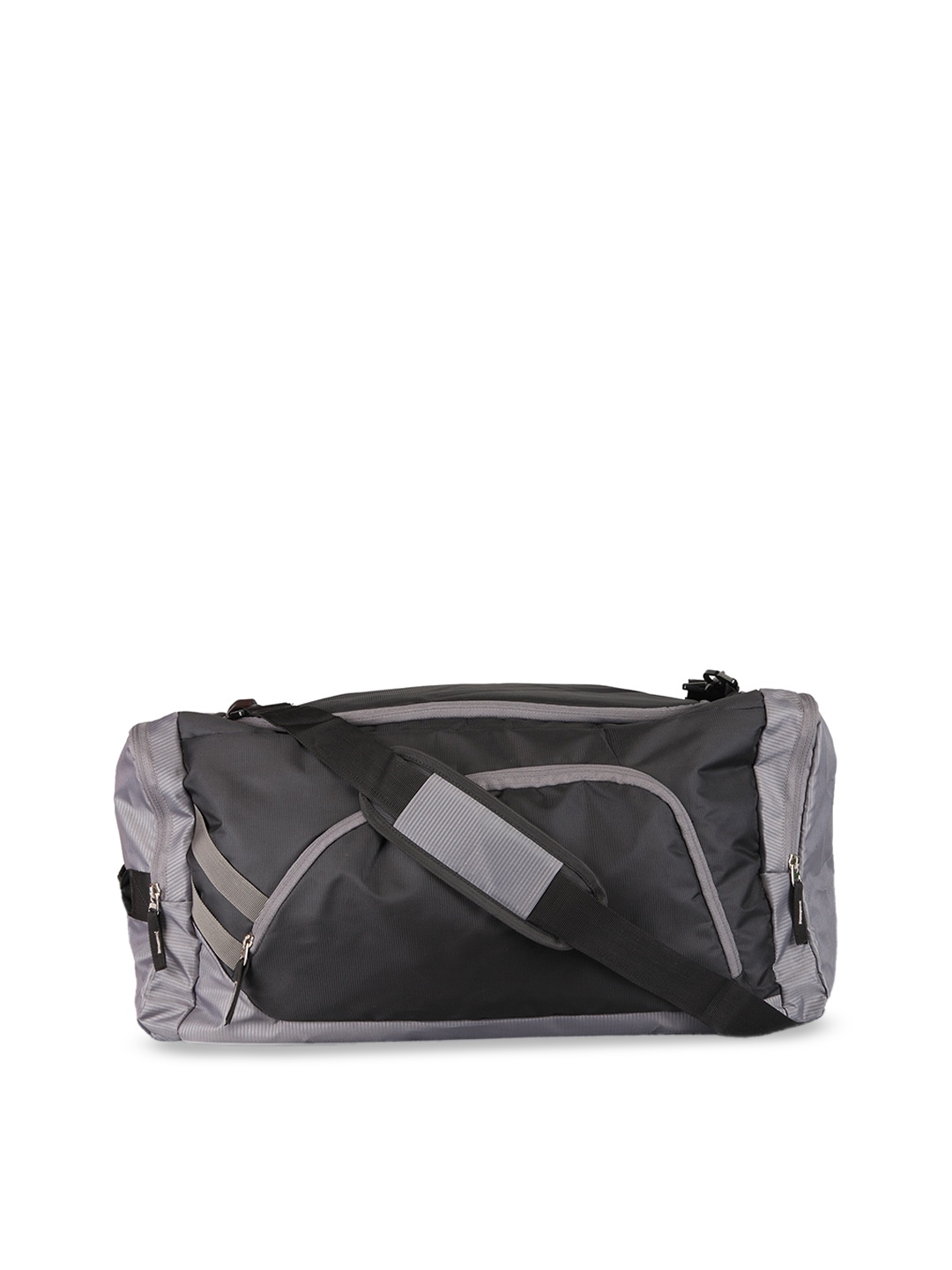 

GENWAYNE Men Textured Travel Duffel Bag, Grey