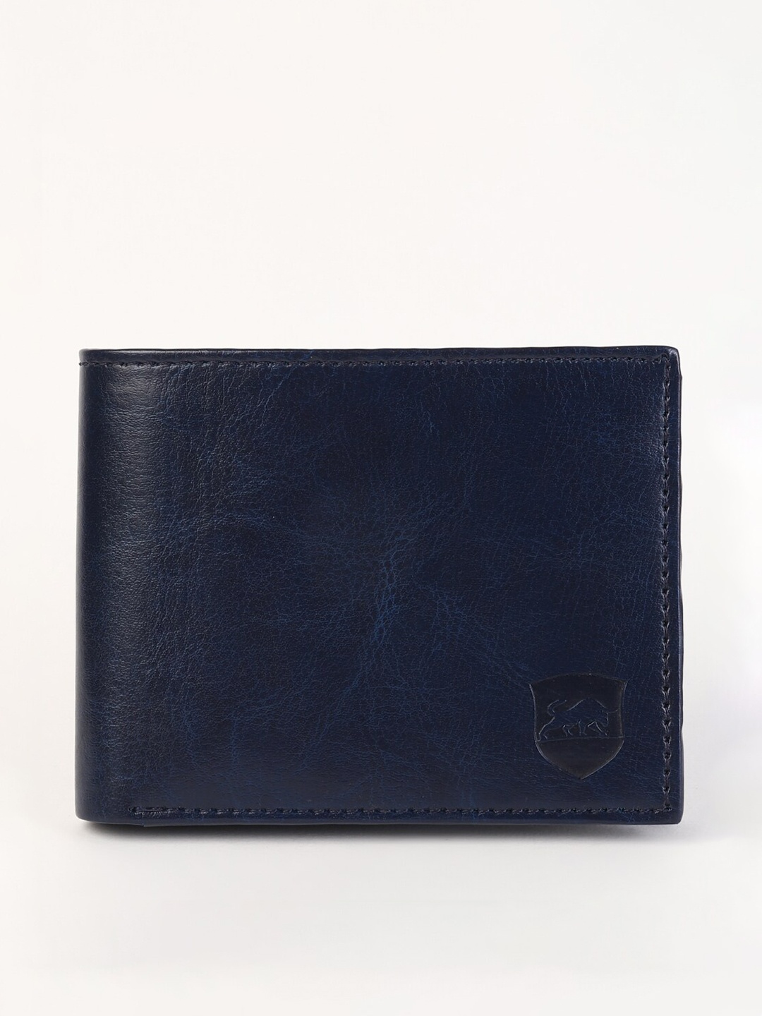 

SAMTROH Men PU Two Fold Wallet, Blue