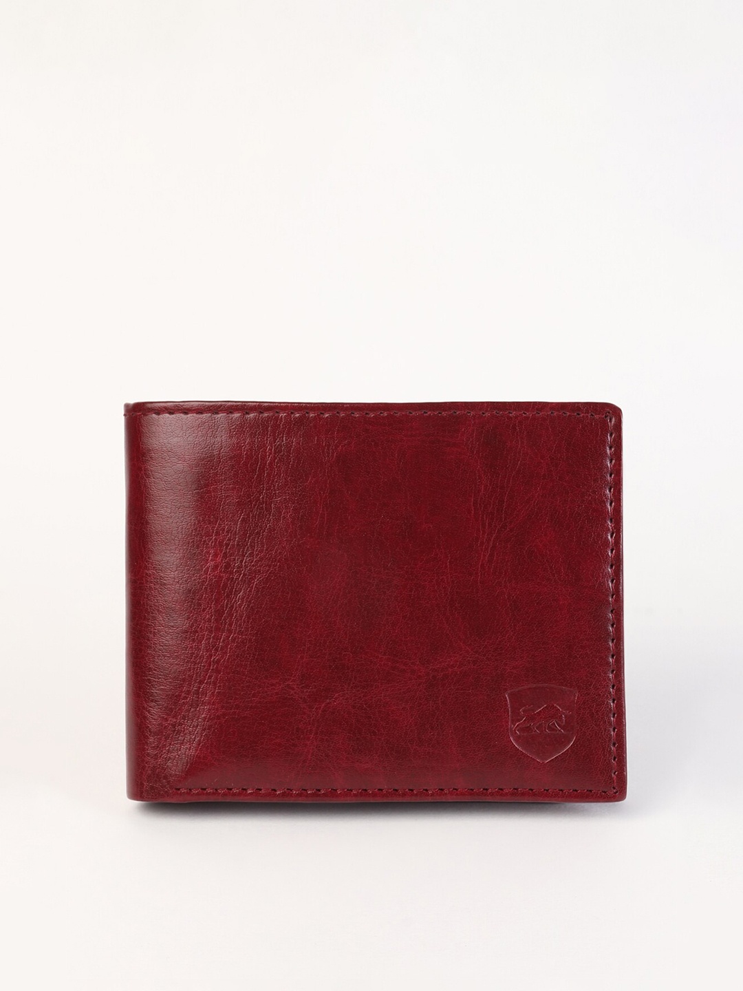 

SAMTROH Men PU Two Fold Wallet, Red