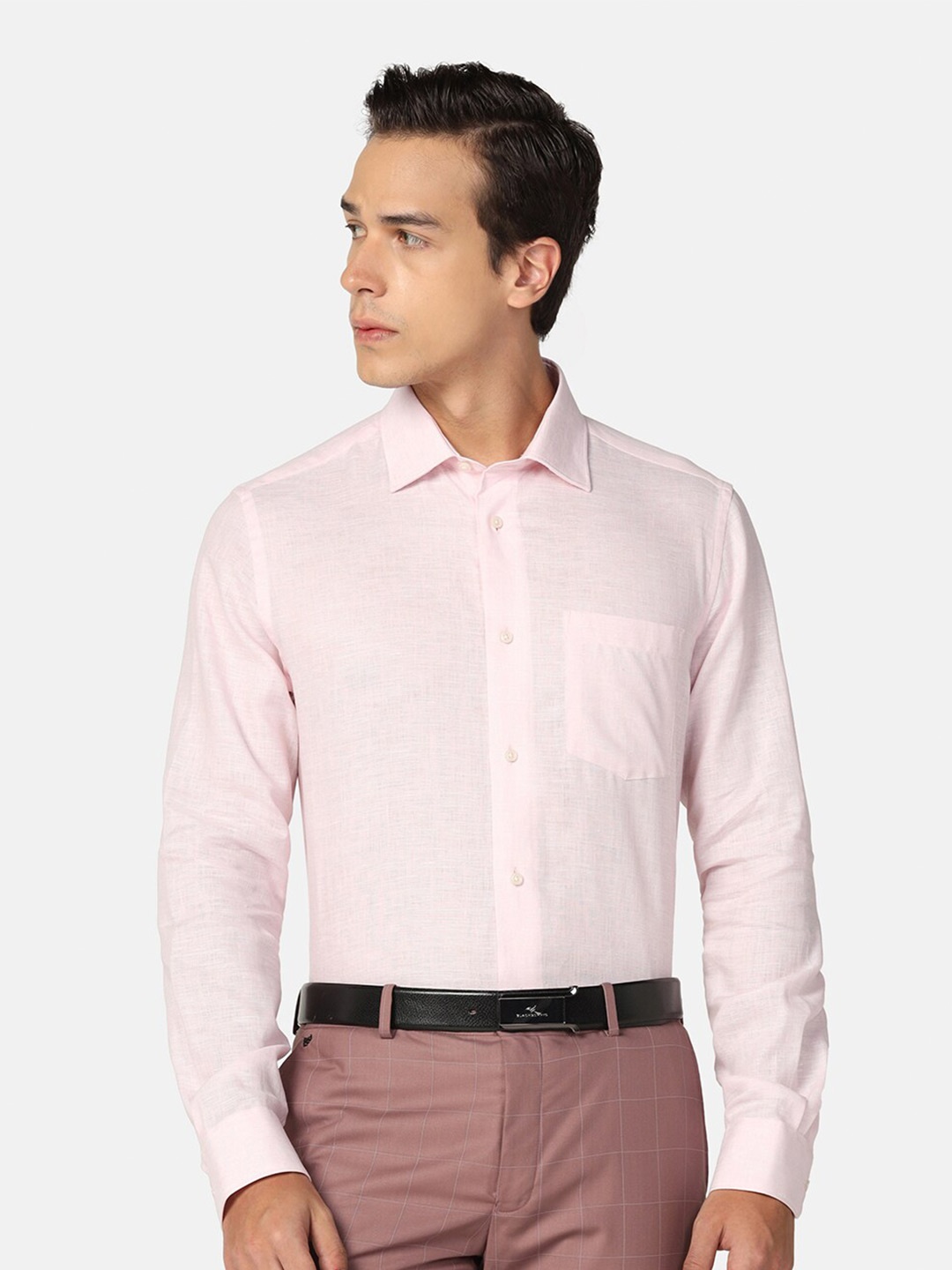 

Blackberrys India Spread Collar Formal Shirt, Pink