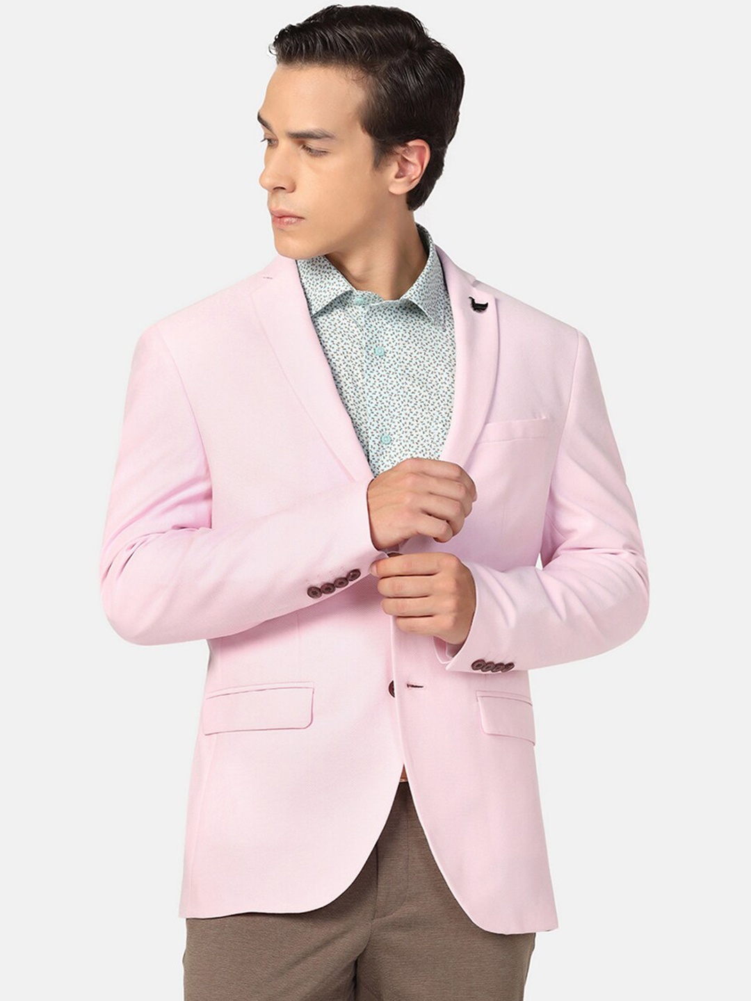 

Blackberrys Slim-Fit Single Breasted Blazer, Pink