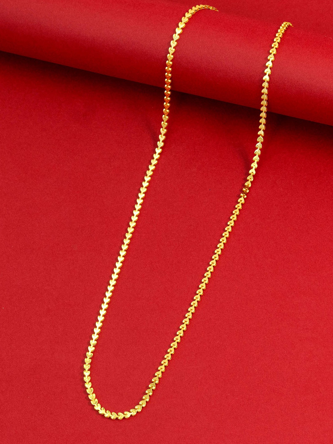 

Ramdev Art Fashion Jwellery Brass Gold-Plated Necklace