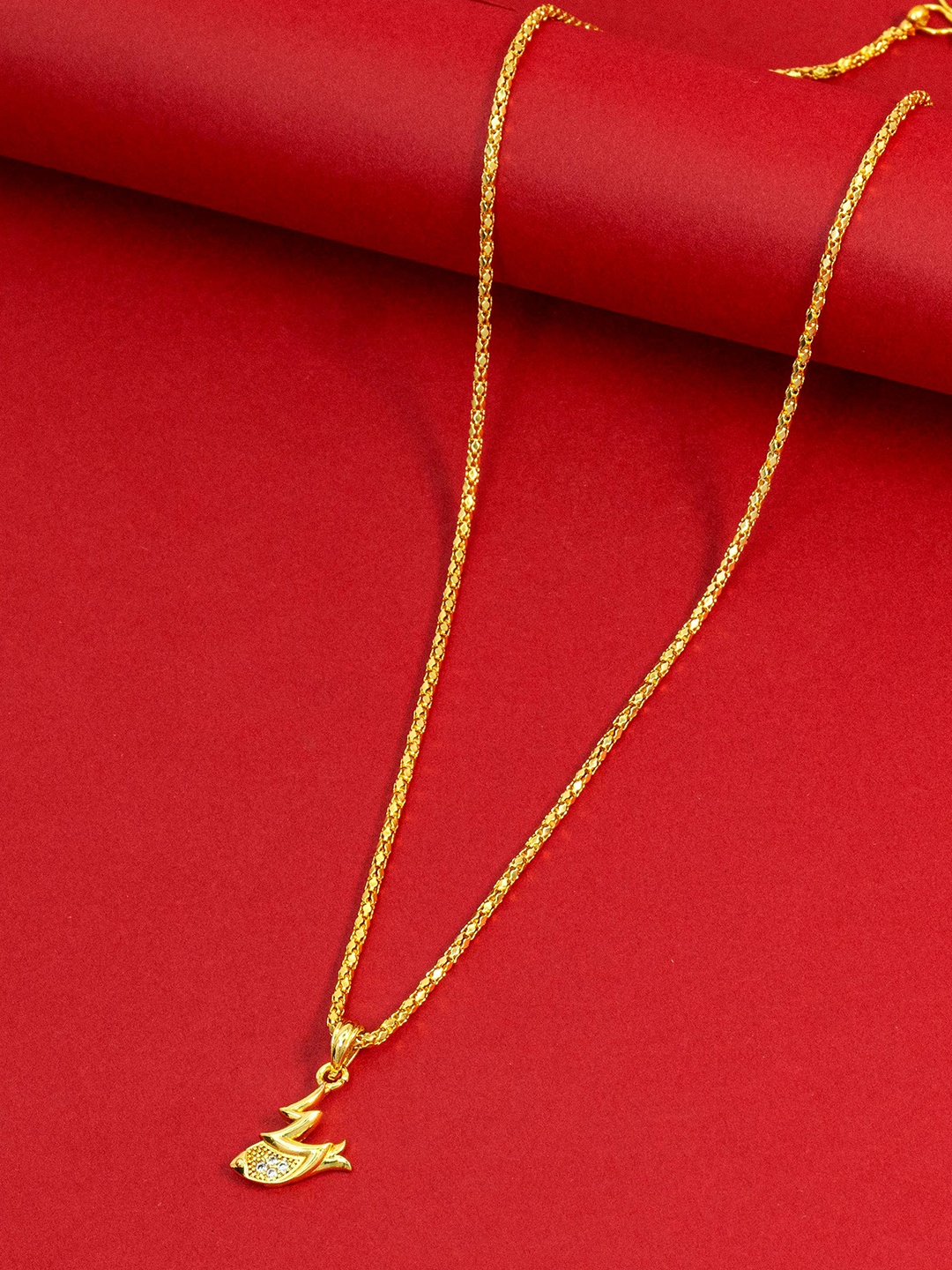 

Ramdev Art Fashion Jwellery Gold-Plated Minimal Brass Chain