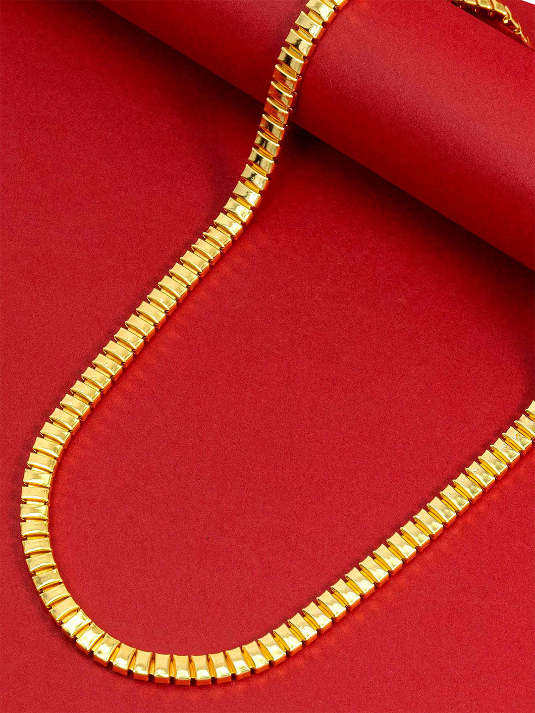 

Ramdev Art Fashion Jwellery Gold-Plated Minimal Brass Chain