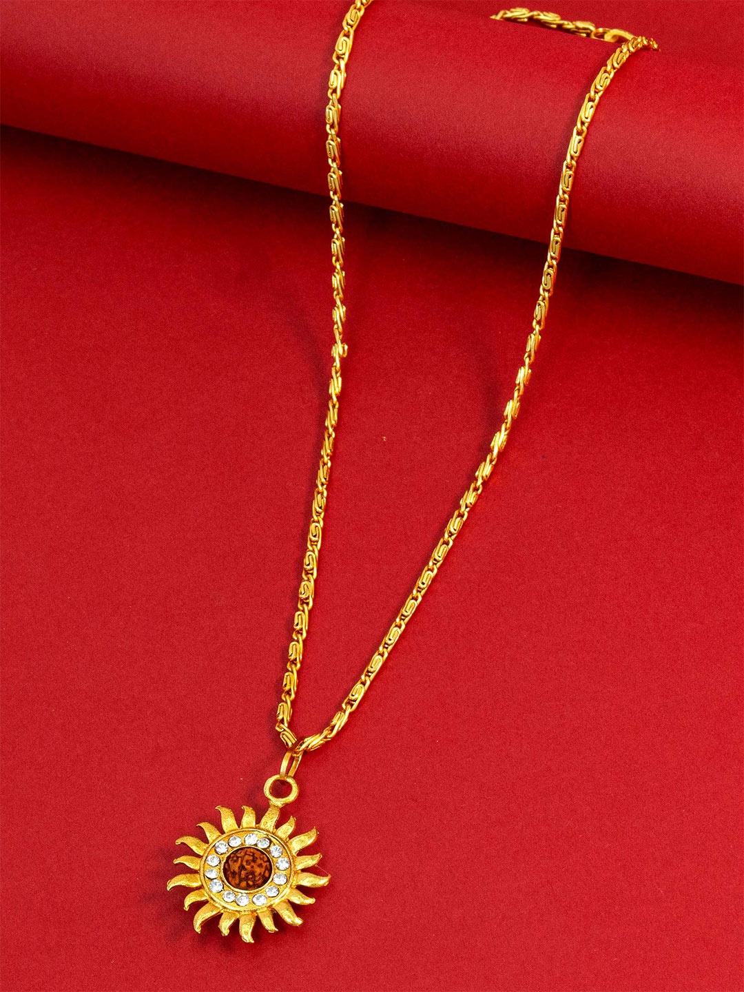

Ramdev Art Fashion Jwellery Gold-Plated Minimal Chain
