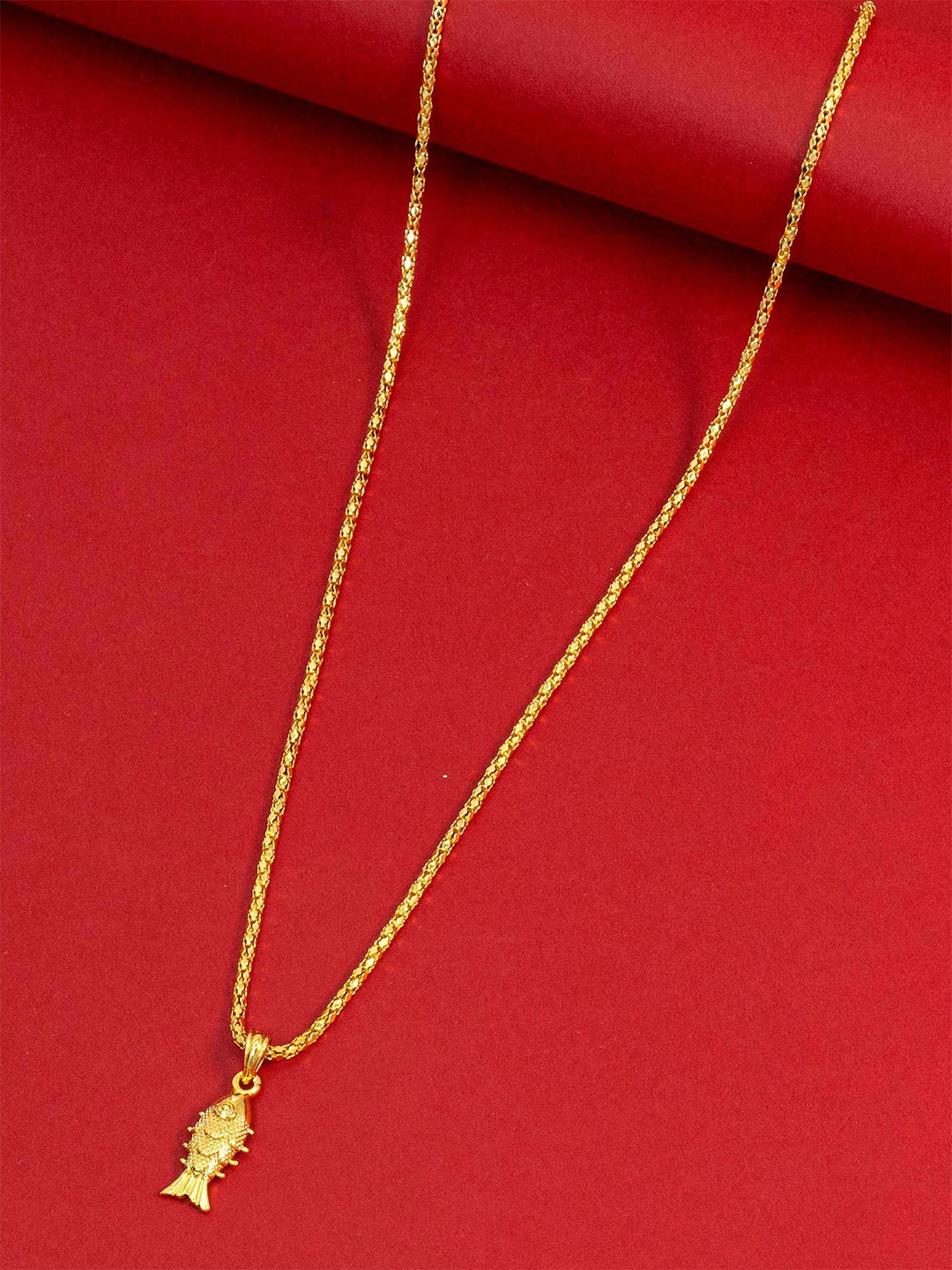 

Ramdev Art Fashion Jwellery Gold-Plated Minimal Brass Chain