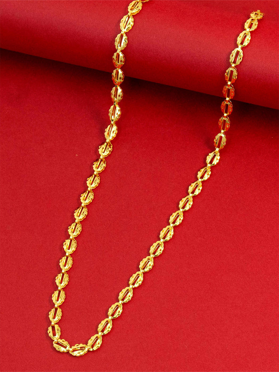 

Ramdev Art Fashion Jwellery Gold-Plated Brass Necklace