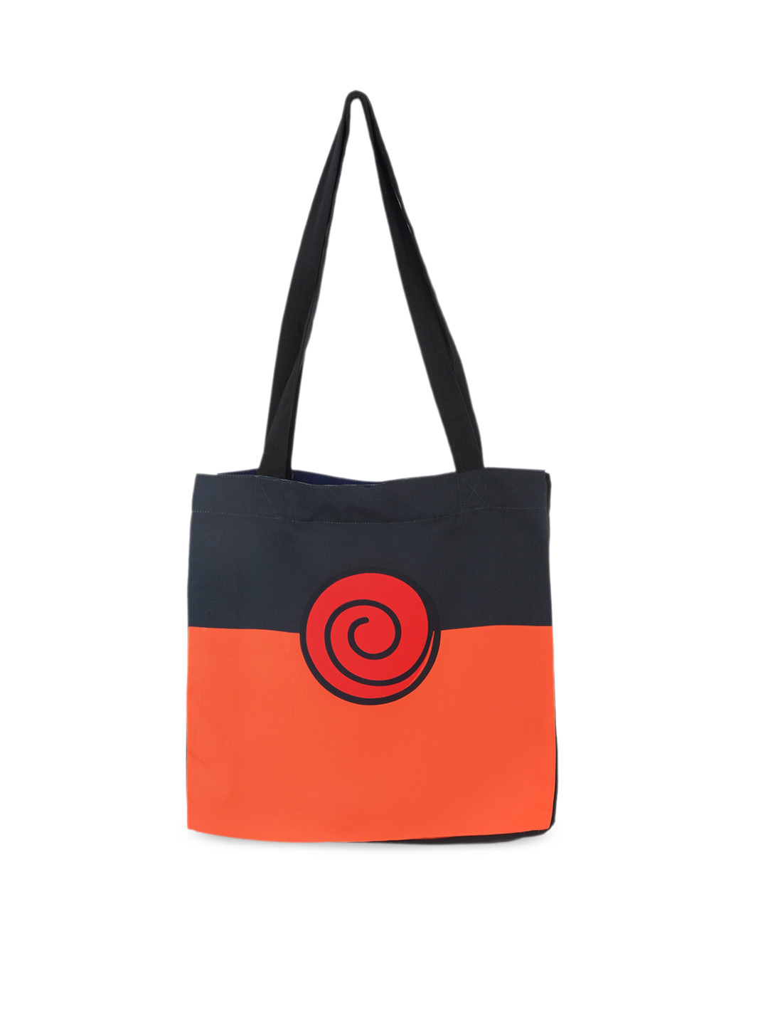 

COMICSENSE Naruto Anime Printed Uzumaki Vs Uchiha Shopper Tote Bag, Red