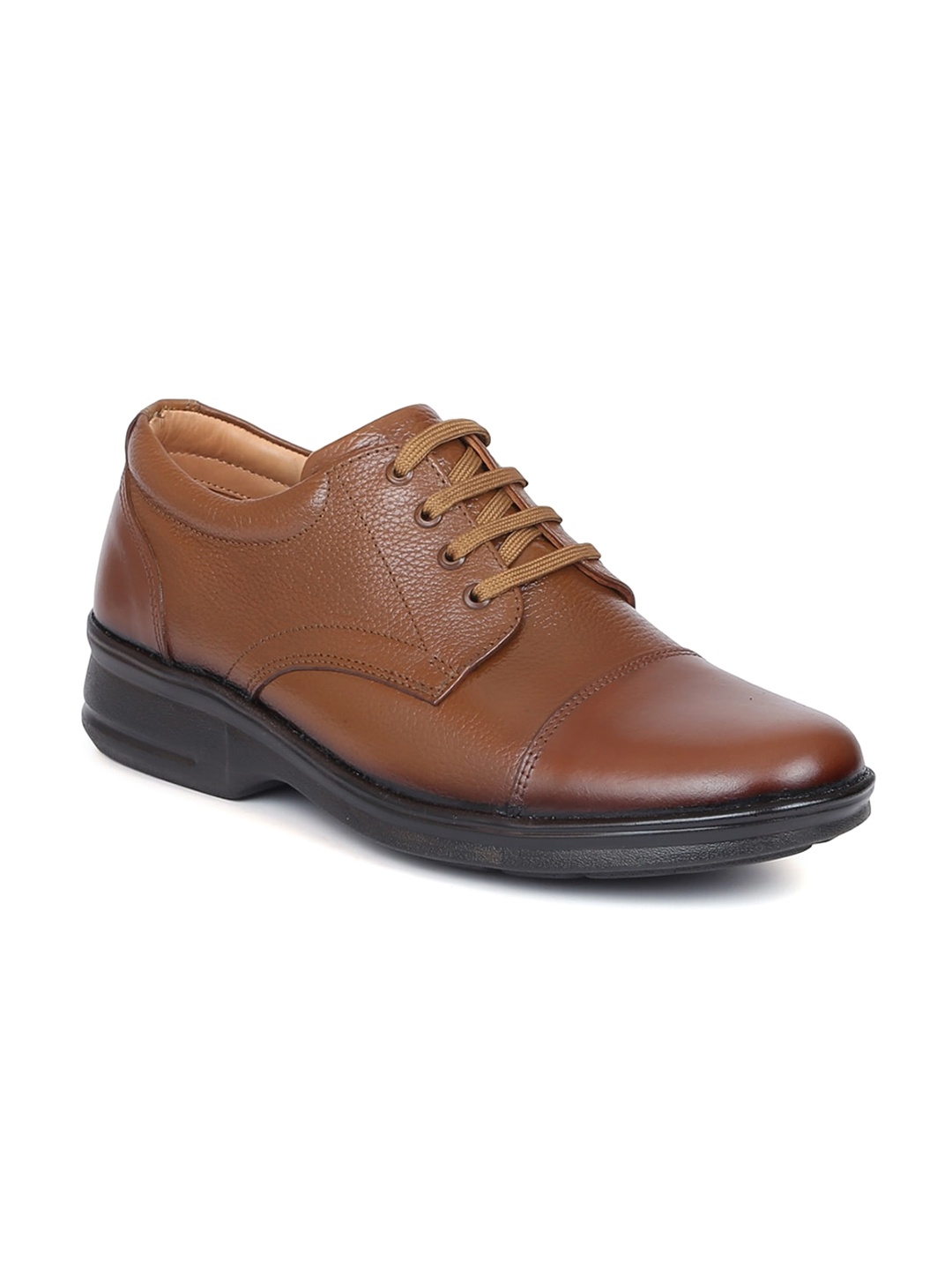 

Zoom Shoes Men Leather Formal Derbys, Brown