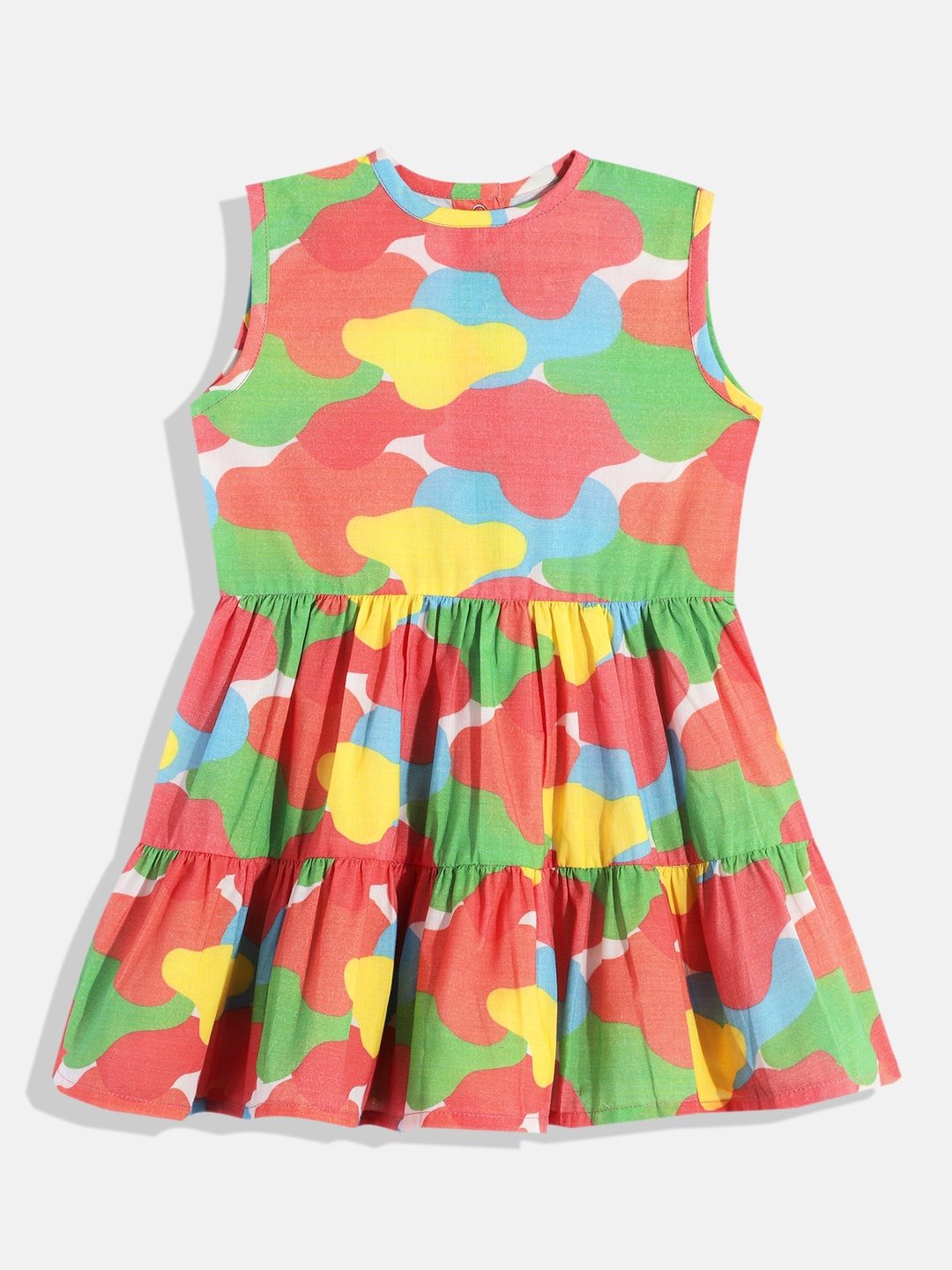 

Vastrarth Print Organic Cotton A-Line Midi Dress, Multi