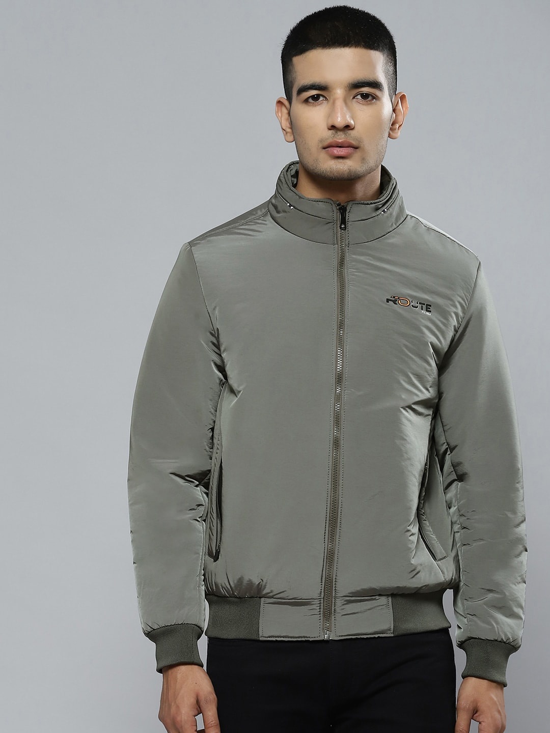 

Fort Collins Stand Collar Puffer Jacket, Grey