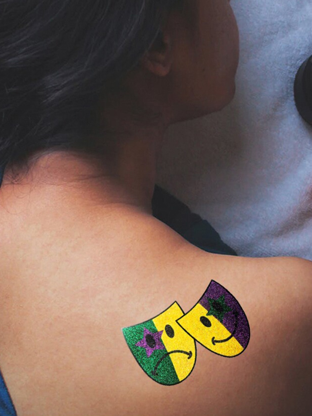 

Comet Busters Temporary Body Jewel Handcrafted Tattoo (BJ006), Multi