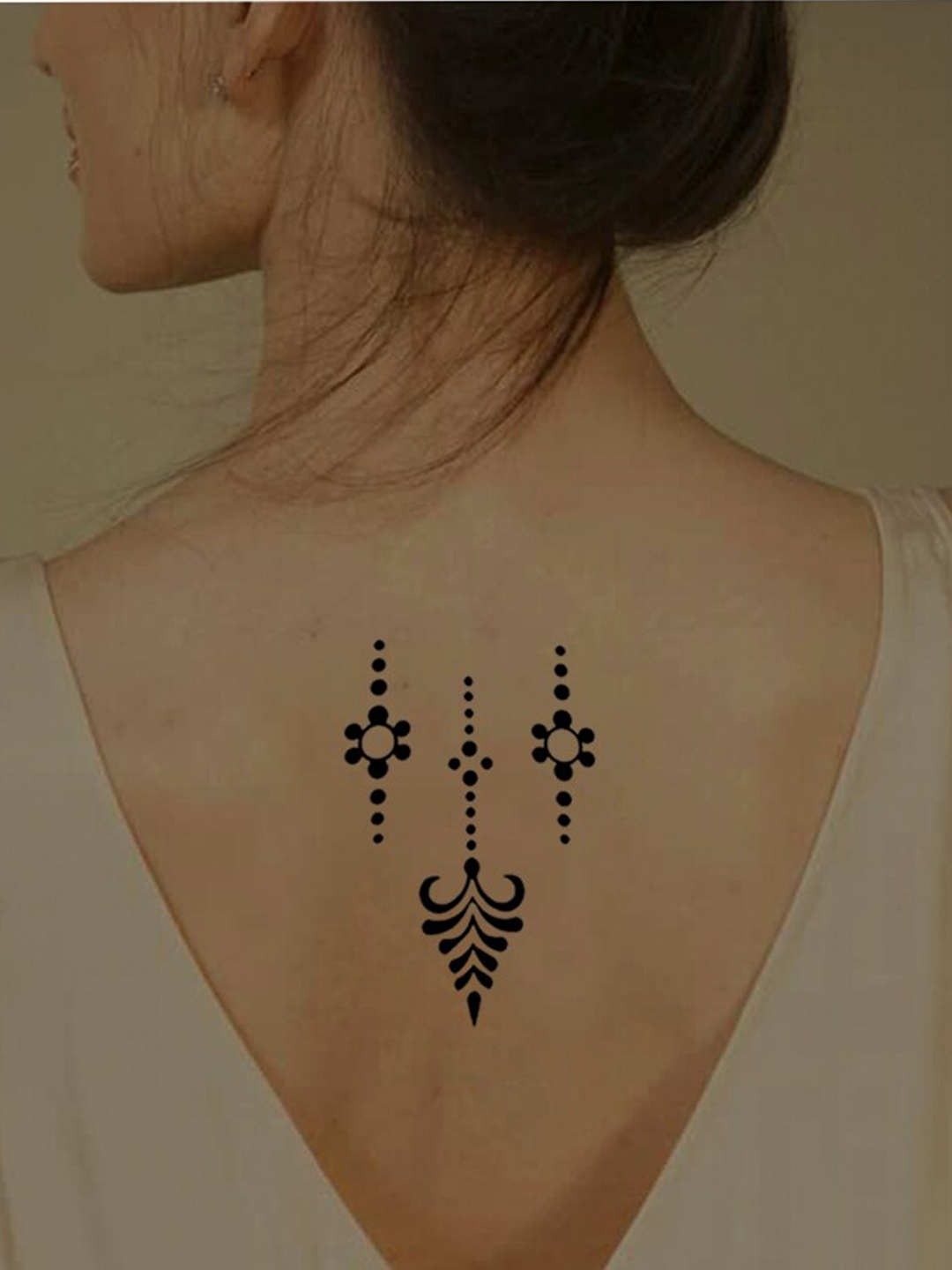 

Temporary Body Jewel Handcrafted Tattoo (BJ003), Black