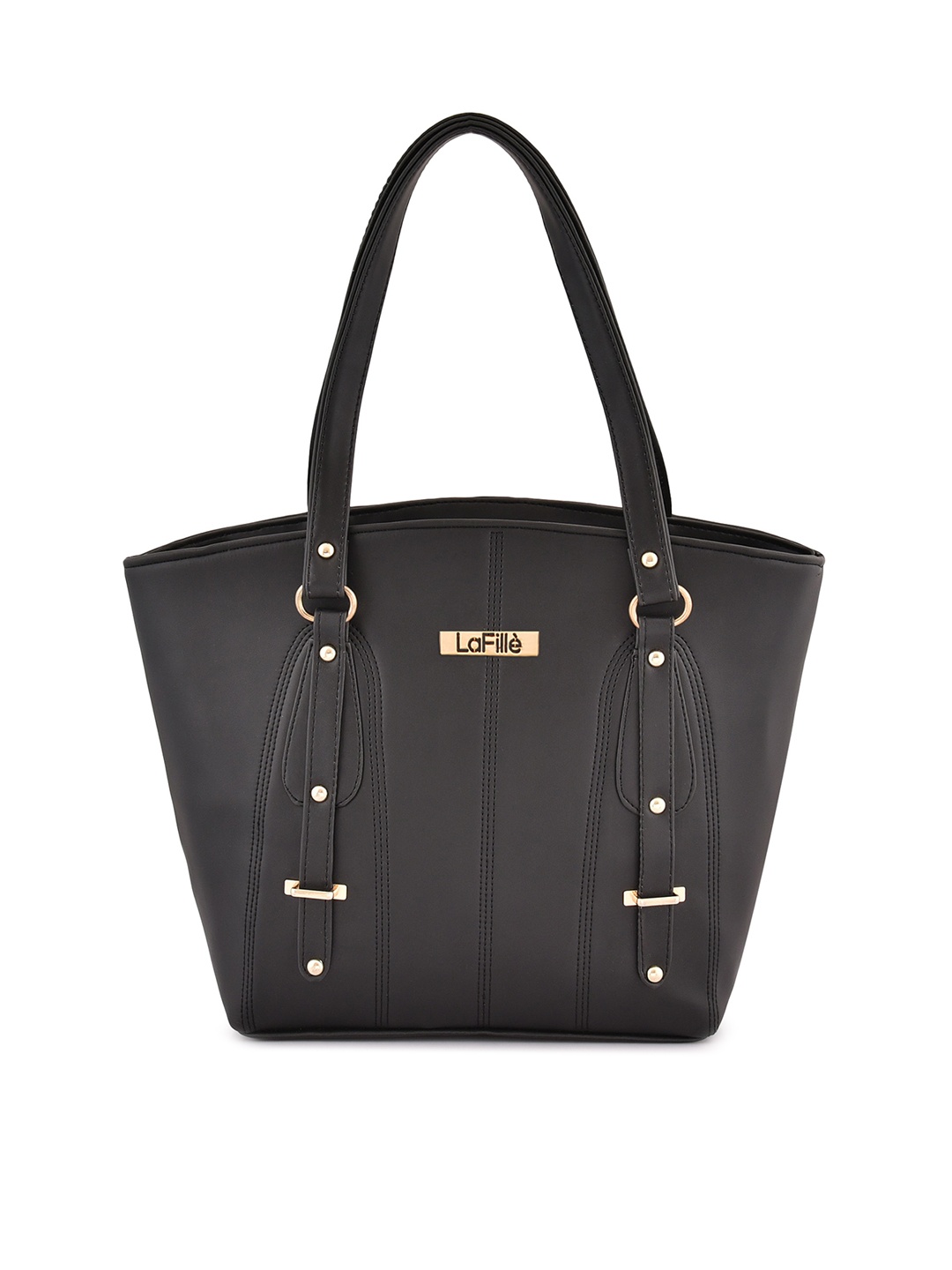 

LaFille Structured Shoulder Bag, Black