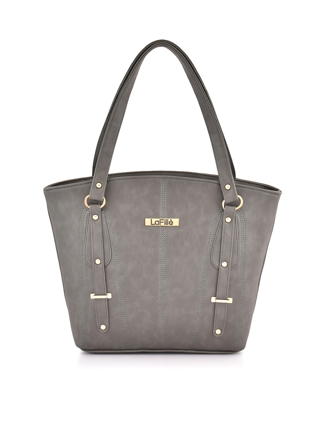 

LaFille Structured Shoulder Bag, Grey