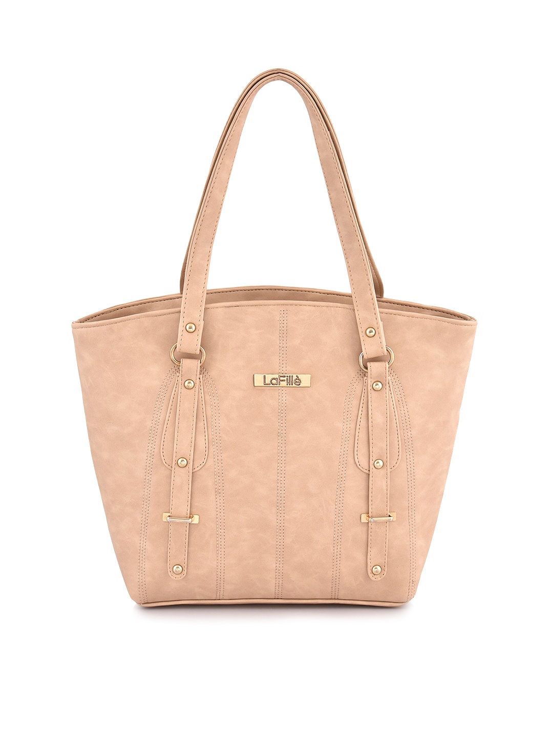 

LaFille Structured Shoulder Bag, Beige