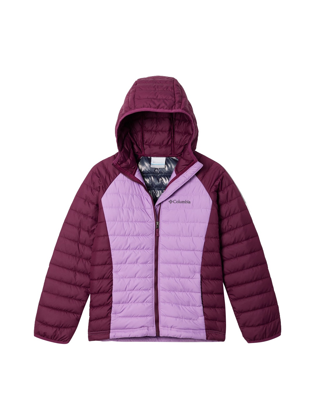 

Columbia Youth Girls Hooded Hiking Padded Jacket, Purple