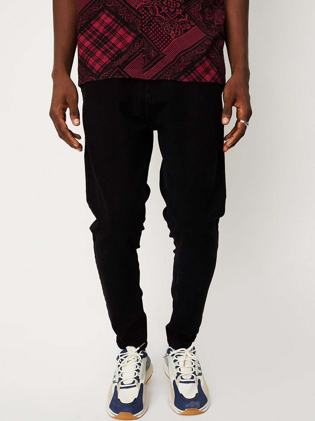

max Men Clean Look Jeans, Black