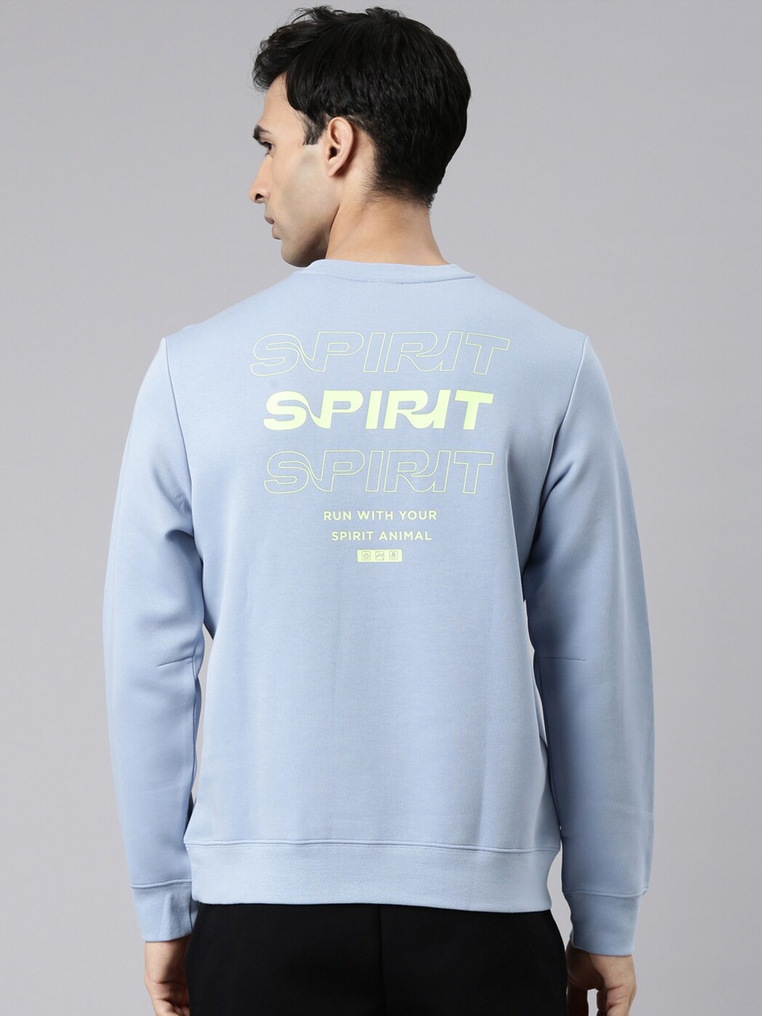 

Xtep Typography Printed Sweatshirt, Blue