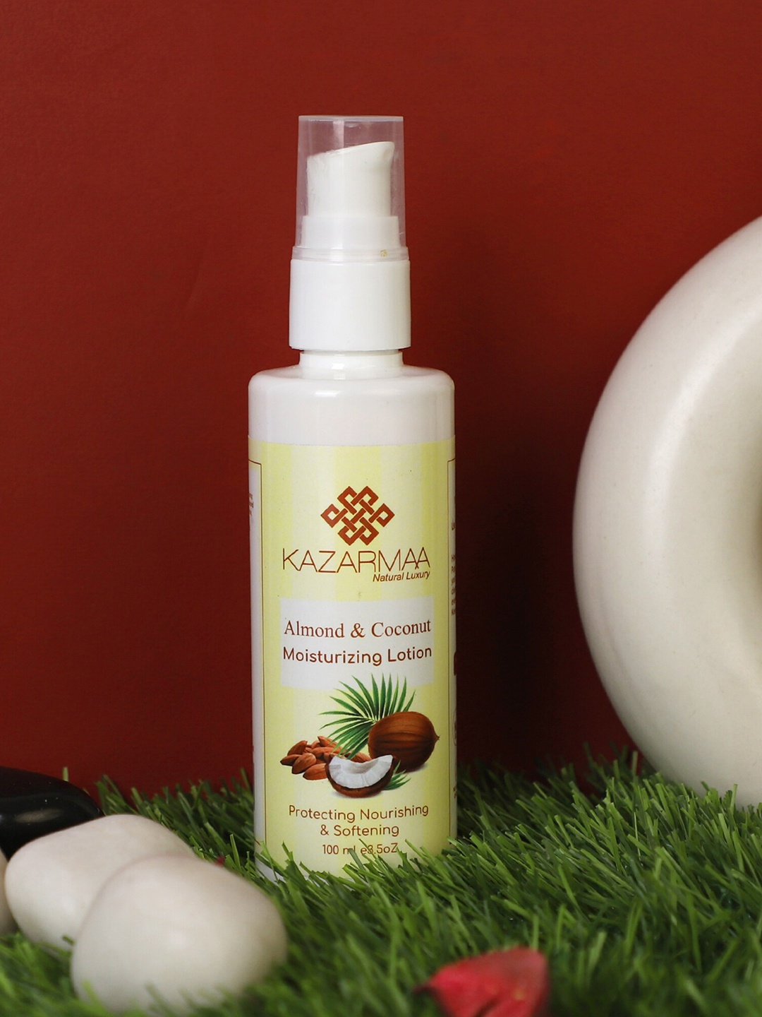 

KAZARMAA Almond & Coconut Moisturizing Body Lotion - 100 ml, Yellow