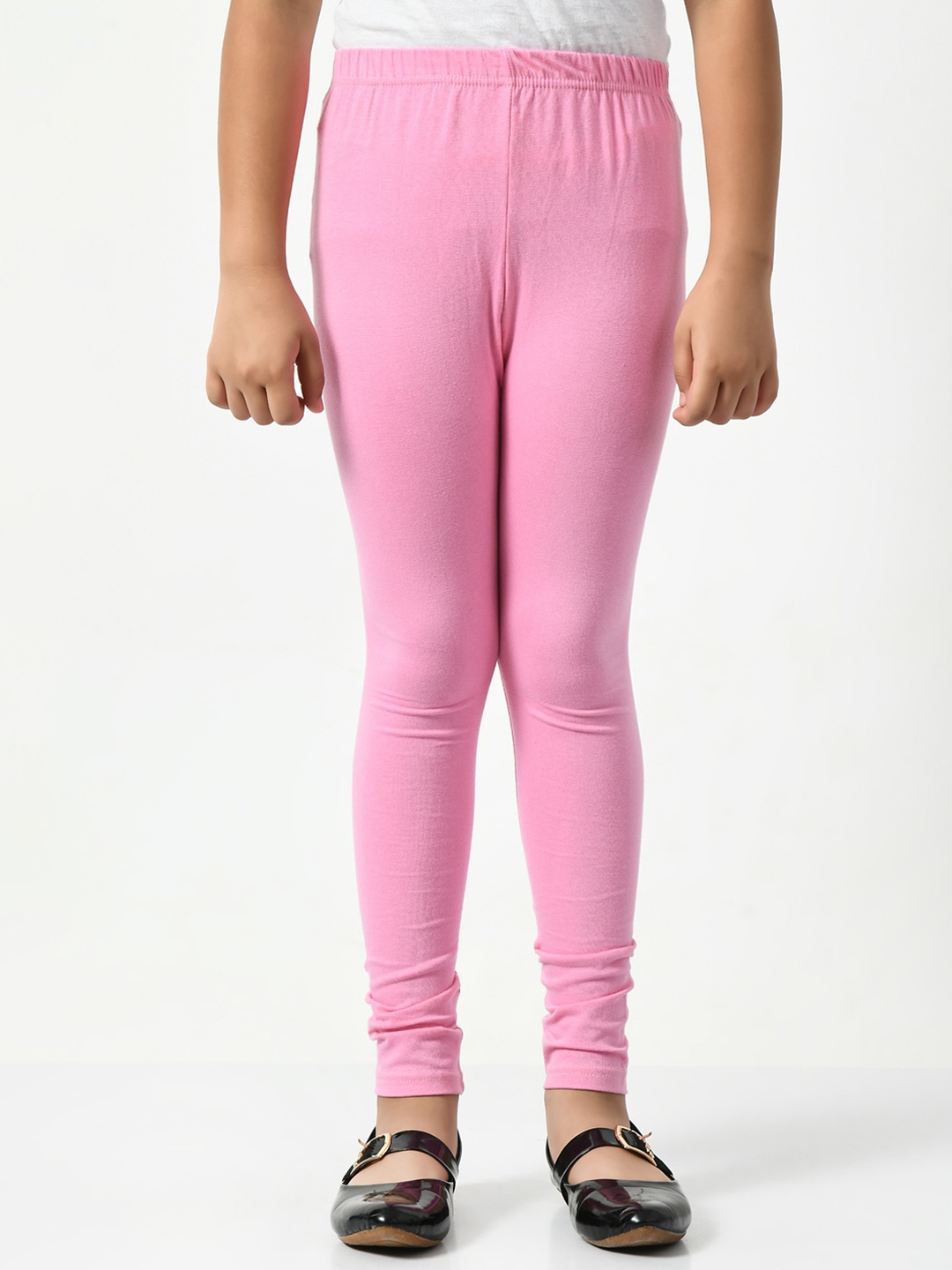 

BAESD Girl Pack of 3 Cotton Ankle-Length Leggings, Pink