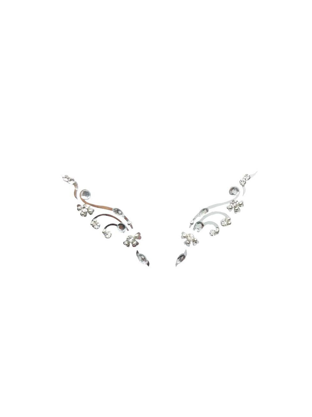 

Comet Busters Temporary Body Jewel Handcrafted Tattoo - BJ029, Silver