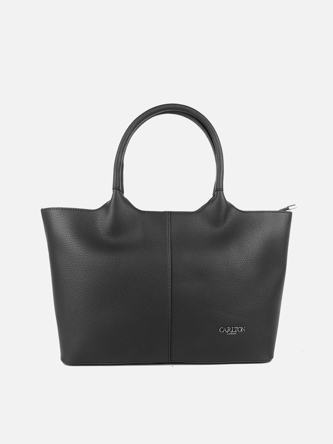 

Carlton London Structured Handheld Bag, Black