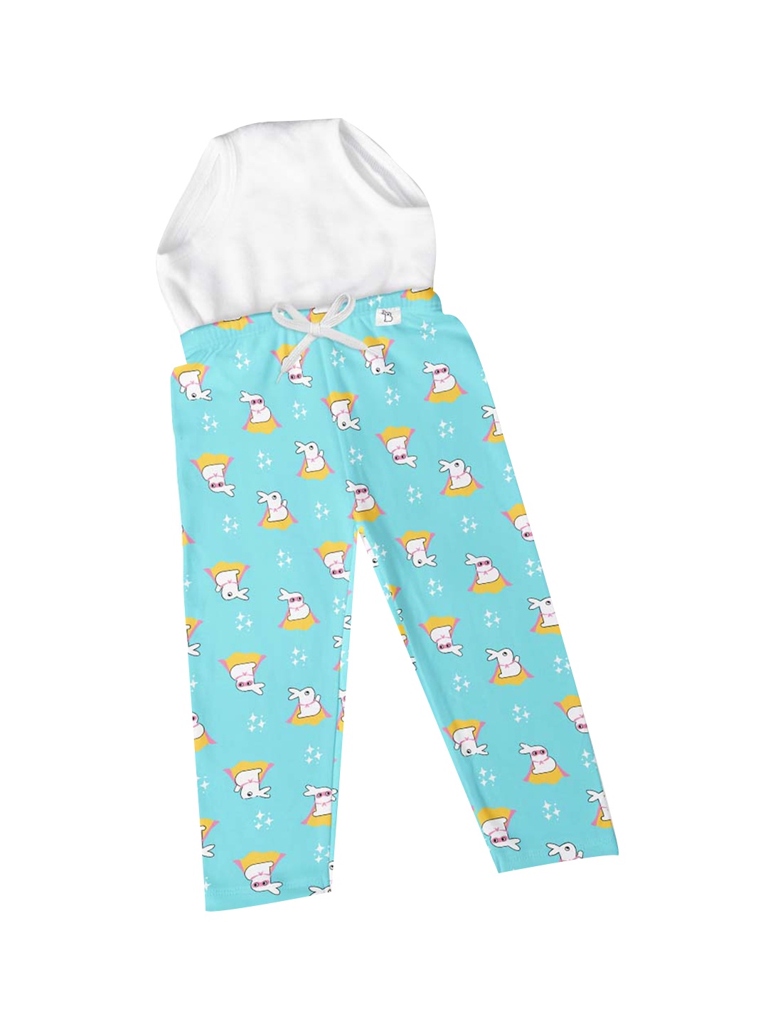 

SuperBottoms Kids Cotton Diaper Pants with Padded Underwear - Blue