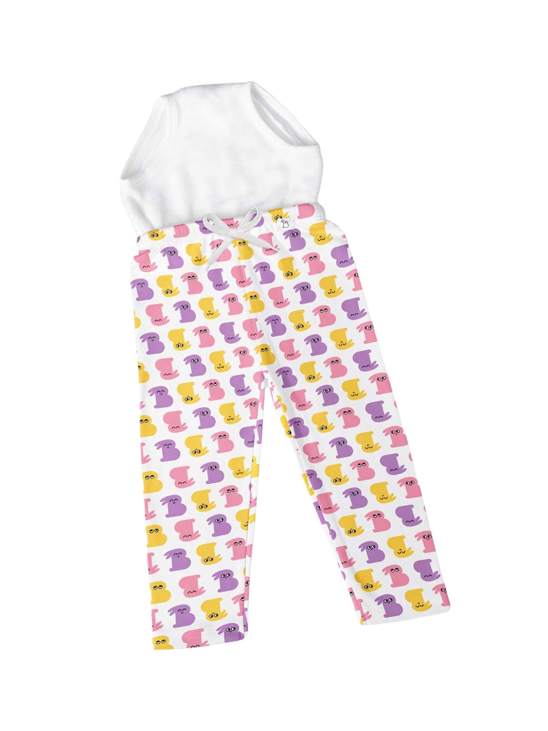 

SuperBottoms Kids Cotton Diaper Pants with Drawstring - Multicolored, Multi