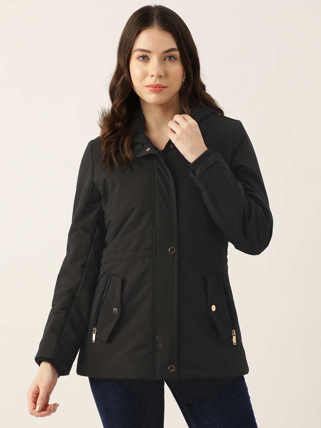 

Monte Carlo Regular Fit Parka Jacket, Black