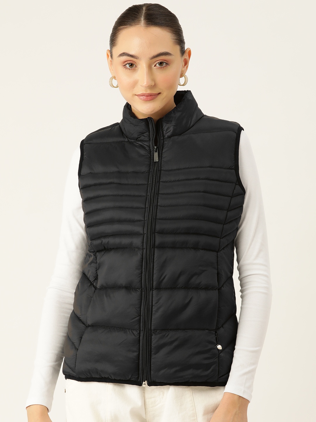 

Monte Carlo Sleeveless Padded Jacket, Black