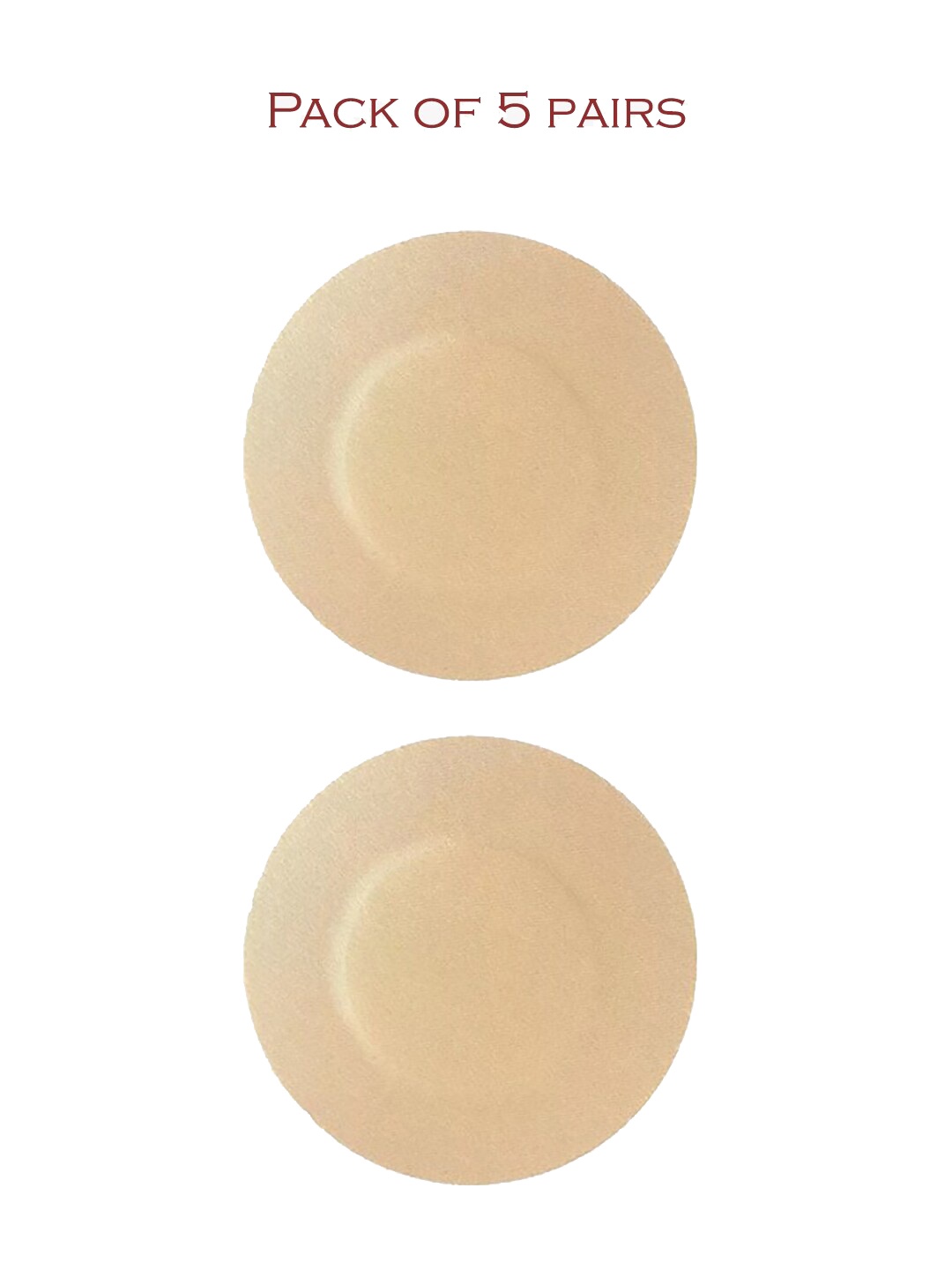 

FashionRack Set of 5 Stick - On Nipple Pasties, Nude