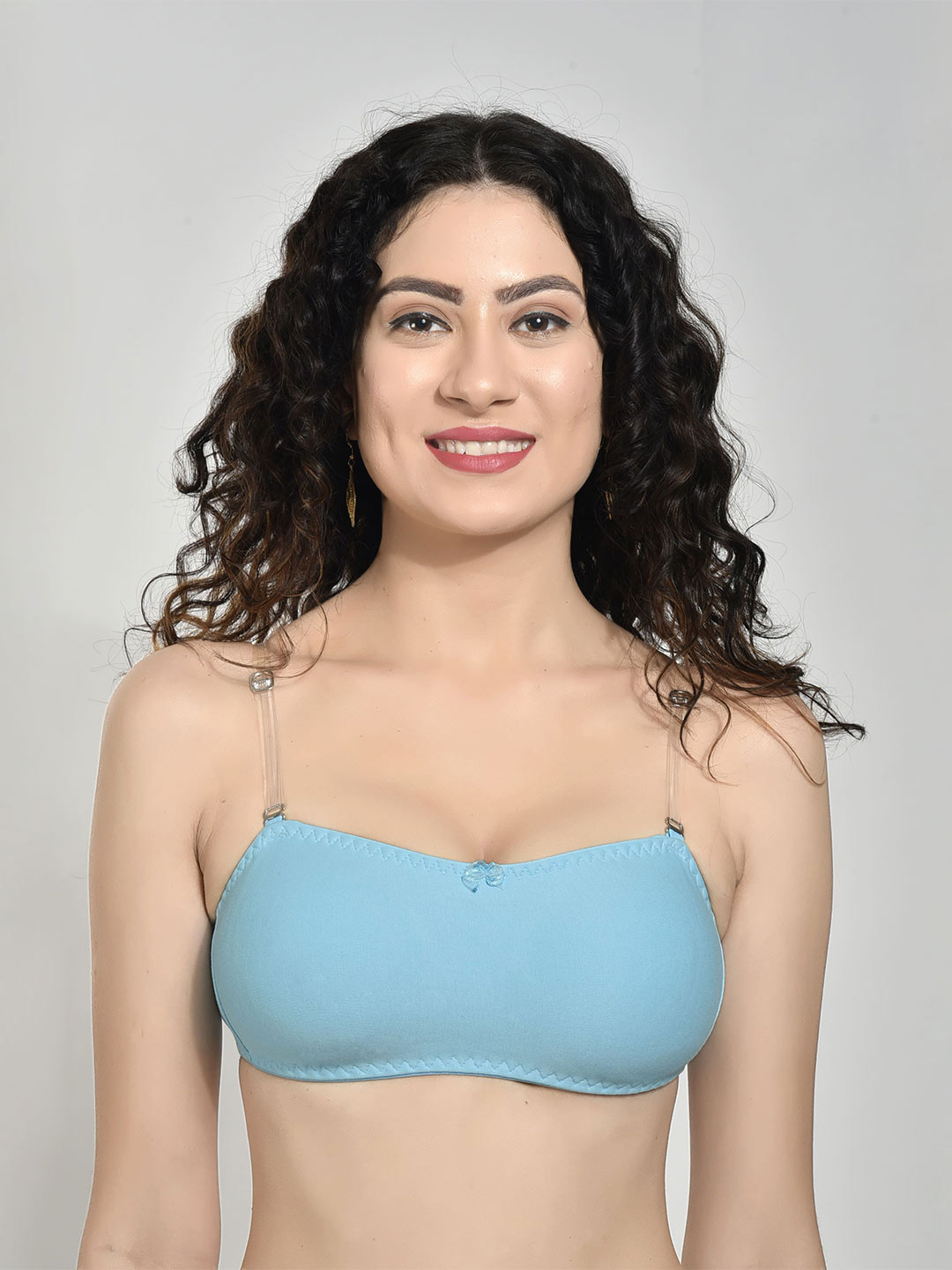 

Innocence Medium Coverage Non Padded Cotton Everyday Bra With All Day Comfort, Turquoise blue