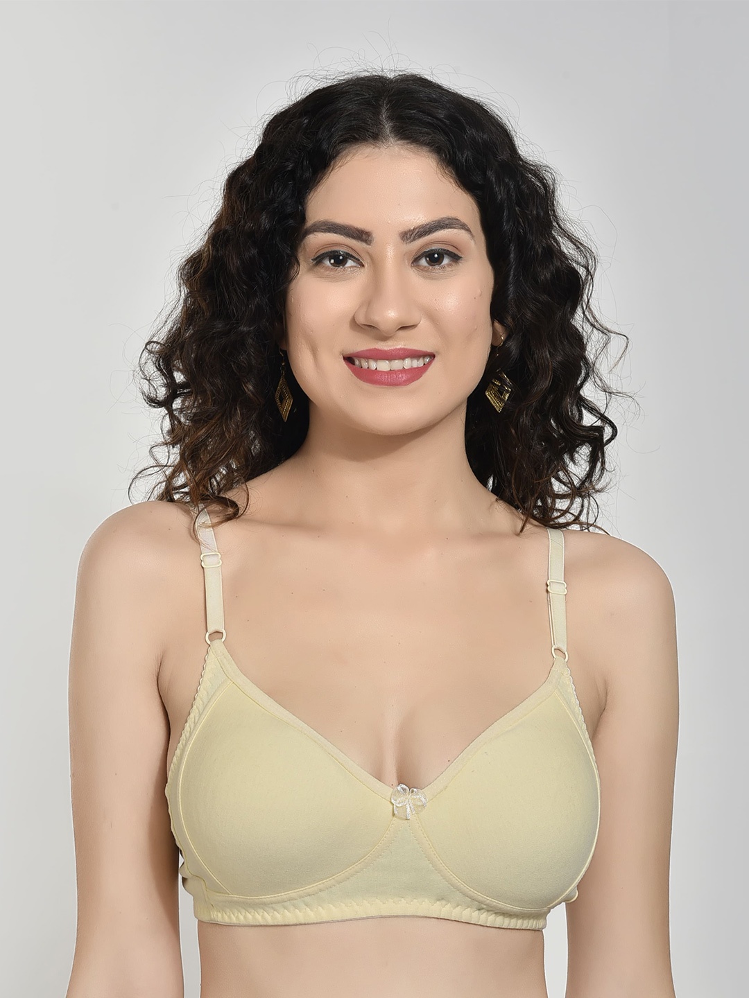 

Innocence Medium Coverage Bra With All Day Comfort, Beige