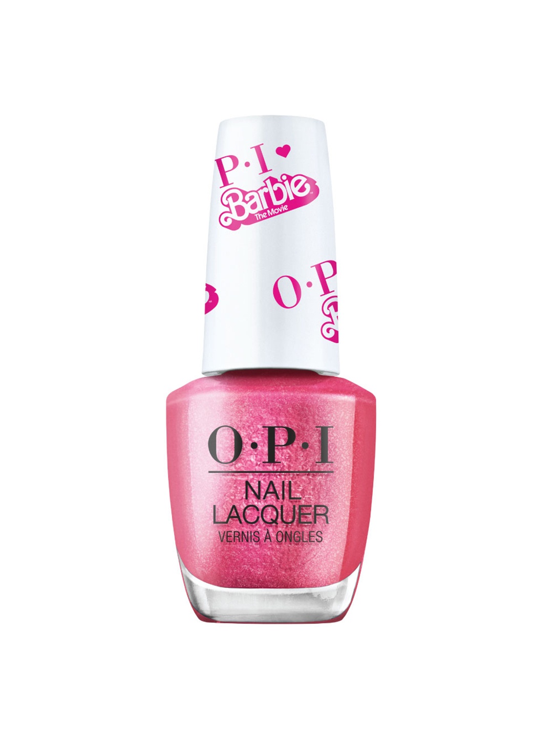 

O.P.I Barbie The Movie Long Wear & Quick Dry Nail Laquer 15ml - Hi Barbie, Pink