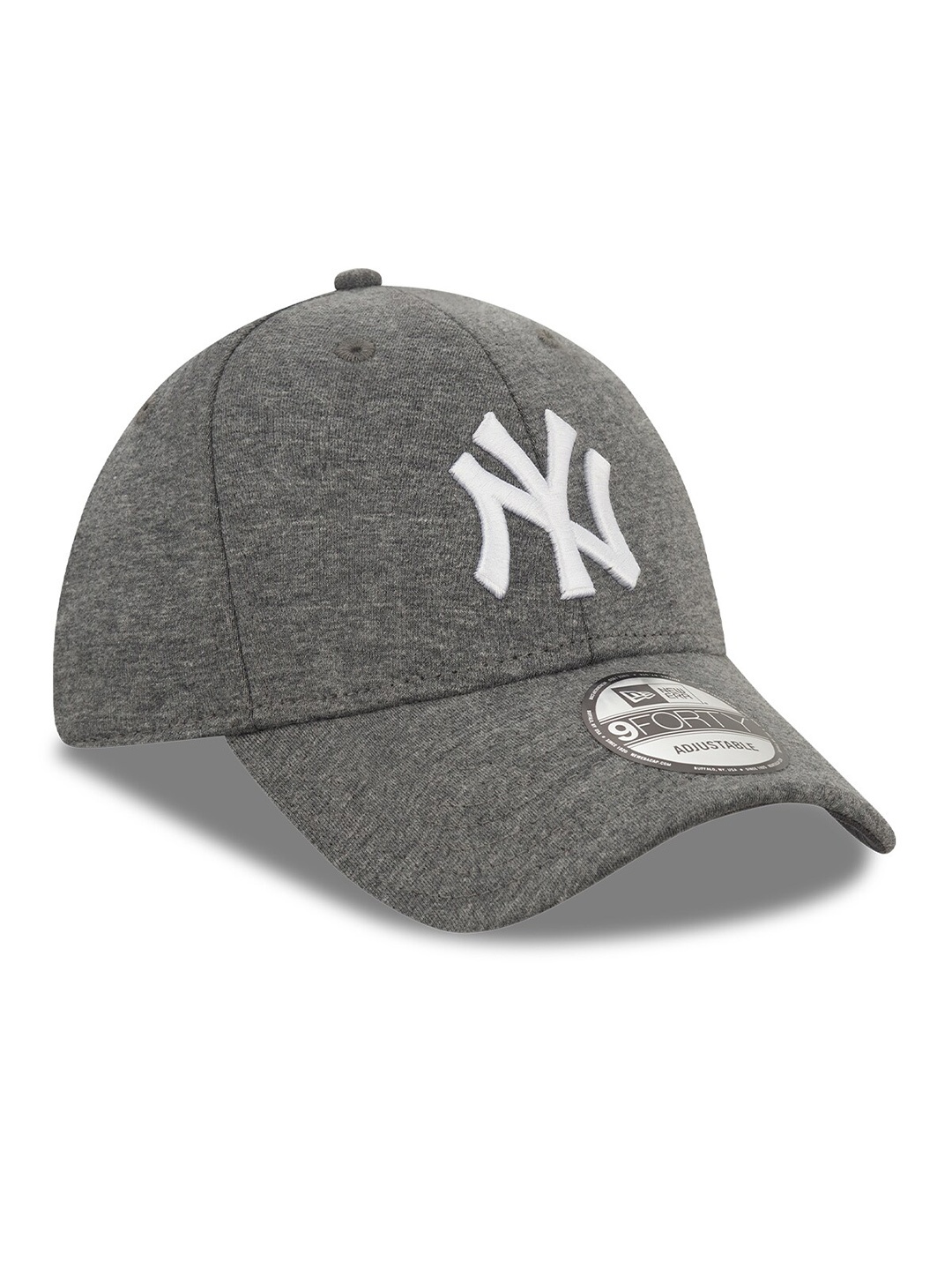

New Era Men New York Yankees Jersey Grey 9FORTY Cap, Charcoal