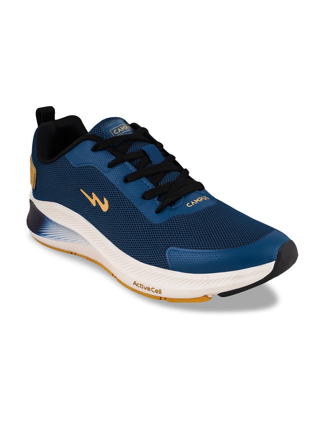 

Campus Men Lace-Up Running Shoes, Navy blue