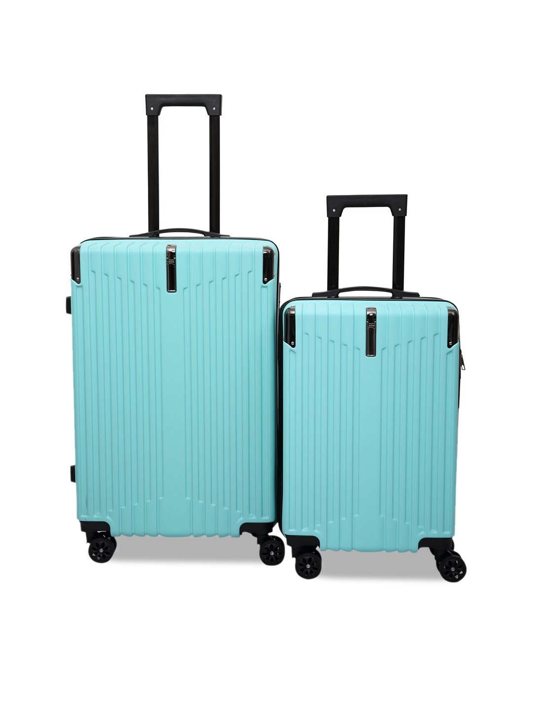 

Polo Class Set Of 2 Textured Hard-Sided Trolley Bag, Blue