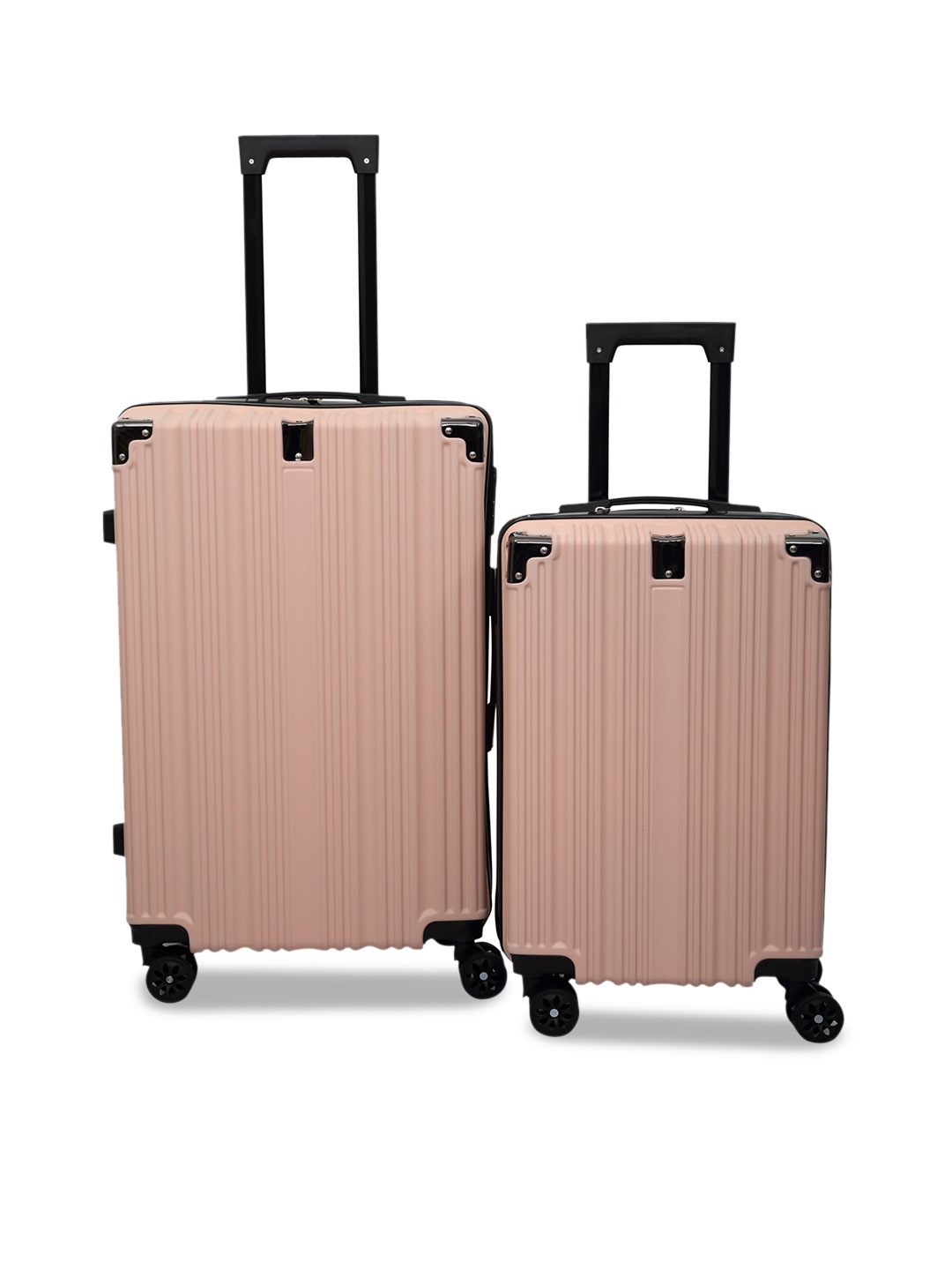 

Polo Class Set Of 2 Textured Hard-Sided Trolley Bag, Beige